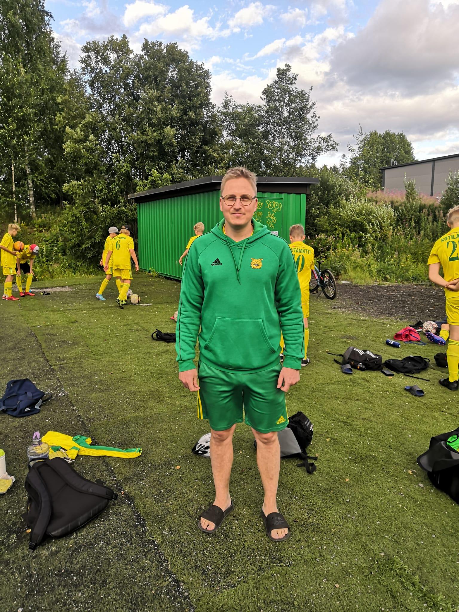 Heinakuun Kuukauden vapaaehtoinen Teemu Koreila