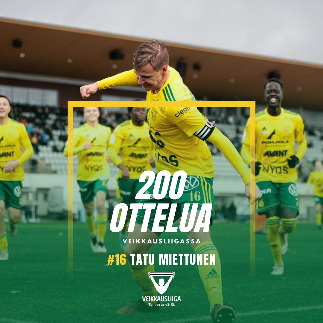 Tatu Miettunen 200 liigaottelua