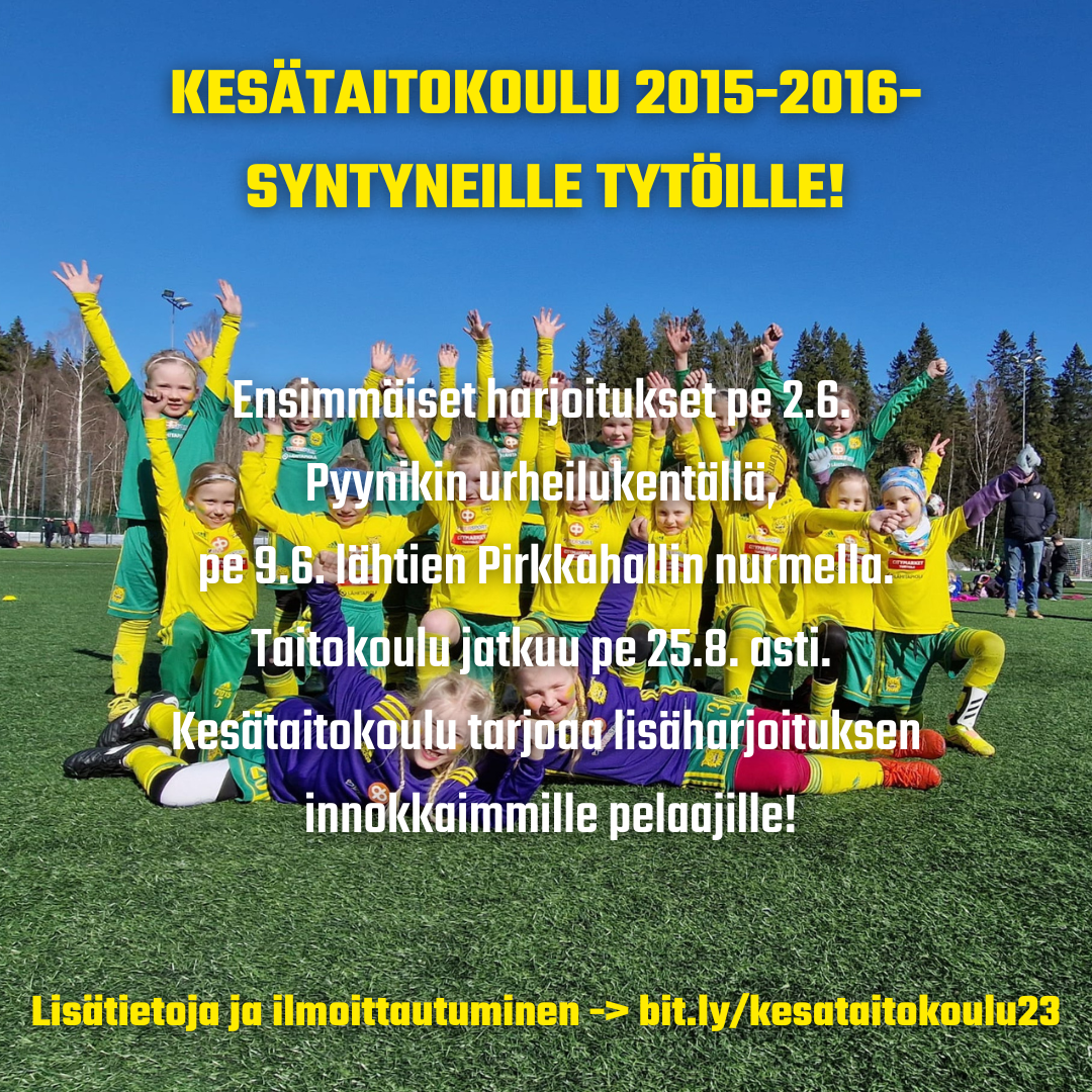 KESATAITOKOULU TYTOILLE 2023 SOME