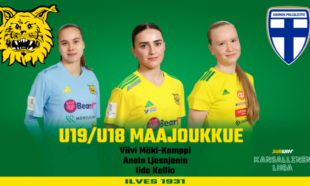 Kolme Ilvestä tyttöjen U18/19-maajoukkueen leirille