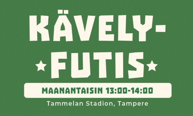 Ilves jalkapallojaosto järjestää pääsymaksutonta kävelyjalkapallotoimintaa Tammelan stadionilla 11.5. alkaen.