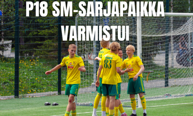 PAIKKA P18 SM-SARJAAN VARMISTUI