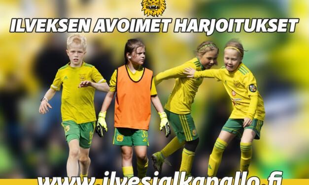 Ilveksen T2015- ja P2015-joukkueiden avoimiin harjoituksiin ilmoittautuminen on nyt avoinna.